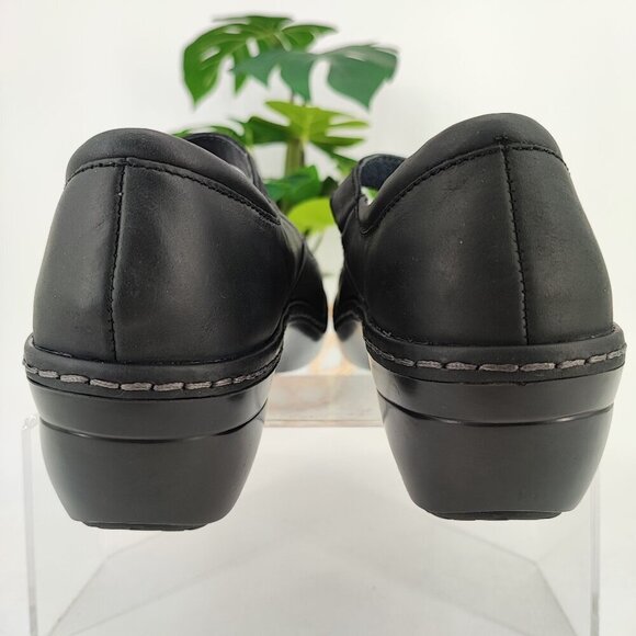 Ariat Women's Caroline Black Leather Clogs Size 8.5B - Picture 3 of 8